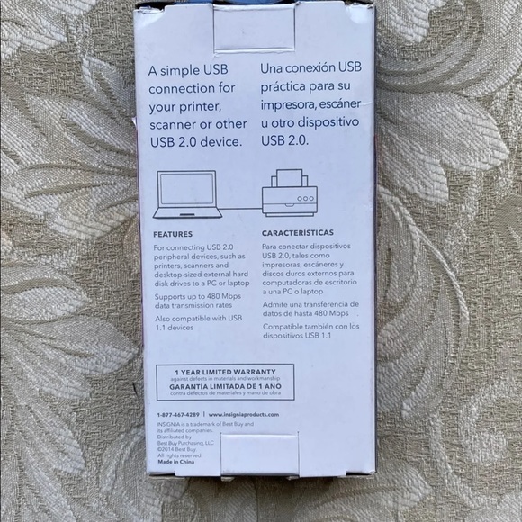 USB 2.0 A TO B cable - Picture 2 of 2